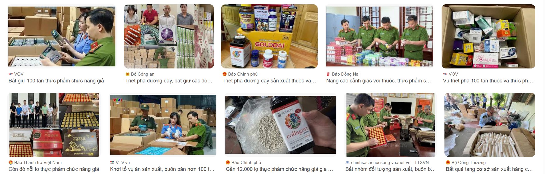 Ảnh các vụ việc thanh lọc thị trường TPCN và thuốc giả tại Việt Nam năm 2026